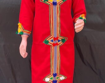 Moroccan Kaftan, Amazigh Dress, Berber Outfit