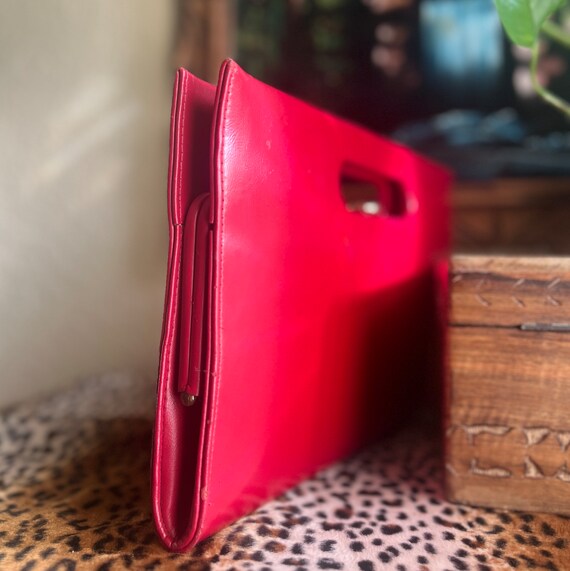 80s VINTAGE Mod Revival Rectangle Rectangular Geo… - image 6