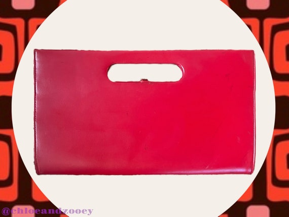 80s VINTAGE Mod Revival Rectangle Rectangular Geo… - image 7