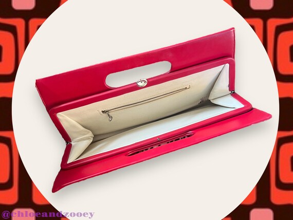 80s VINTAGE Mod Revival Rectangle Rectangular Geo… - image 5