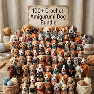 Hund Amigurumi Muster häkeln | Anfänger Freundliches PDF (Instant Download)