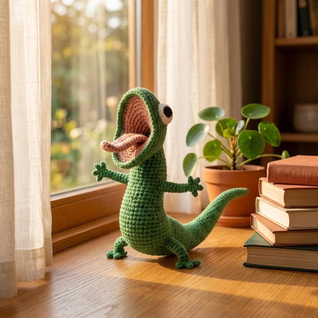 39 Lizard Crochet Patterns for Amigurumi Fans, Gifts, and Quirky Handmade Decor 24 Crochet Tom Lizard