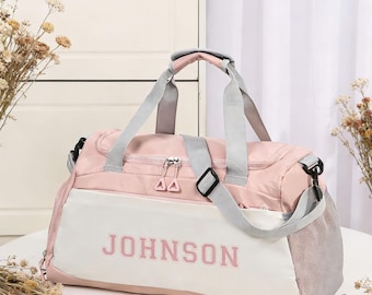 Personalized Travel Duffel Bag with Custom Name,Weekend Bag,Overnight Bag,Dance bag,GYM Bag,Hospital Bag,Birthday Gift,Personalized Gift
