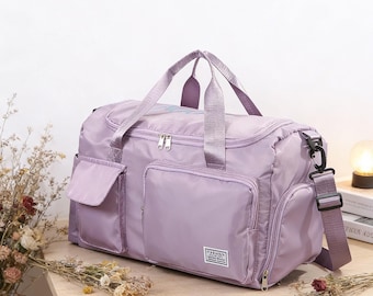 Personalized Duffle Bag With Name, Travel Bag,Weekender Bag,Overnight Bag ,Gym Bag ,Dance Bag ,Duffel Bag for her,birthday gift For her