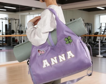 Custom Gir's Ballet Dance Duffel,Dance Weekender Bag,Ballerina Bag,Duffel Bag for Girls,Cheerleading Gym Bag,Christmas Gift