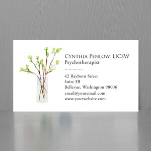 Florist Business Card,Flower Arranger Business