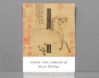 Personalized Bookplate with Tang Dynasty era Horse, Set of 24