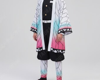 Disfraz De Kimono Shinobu Kocho Para Adultos – Cosplay De Hashira De Demon Slayer – Haori Con Diseño De Mariposa – Ideal Para Halloween, Carnaval Y Convenciones De Anime