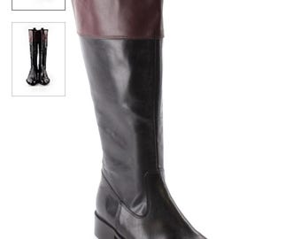 Marina Rinaldi Leather Boots sz 36.5/6.5
