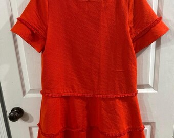 Marie Oliver Tiered Dress Sz Med