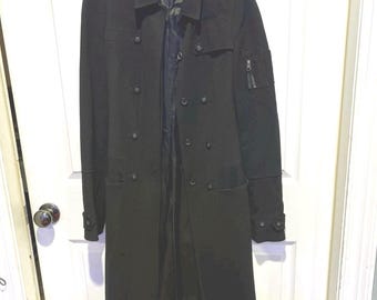 Neil Barrett Made in Italy Virgin Wool Coat Sz XS