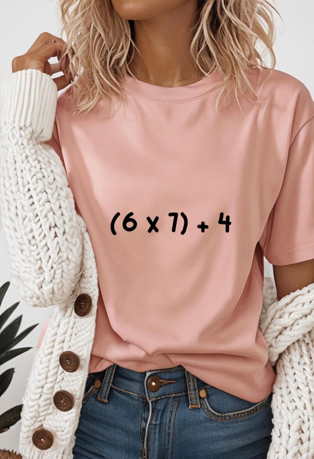 67 T-shirt | 67 Math Equation Tee, Minimal Numeric Design - Etsy