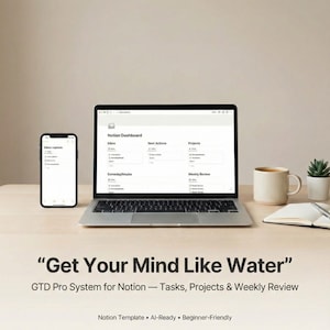 GTD Pro System | Notion Template for Task & Project Management (AI-Ready)
