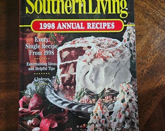 Southern Living 1998 Annual Recipes Livre de recettes à couverture rigide Oxmoor House