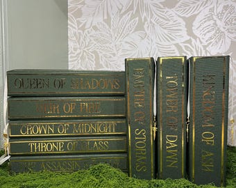 Throne of Glass Rebound Set • Custom Hardcovers • Full Series or Individual Volumes • Fantasy Collector Edition