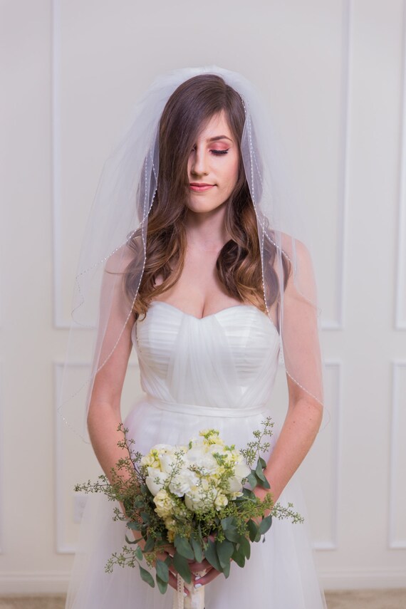 The White Flower Bridal Boutique Blusher Veil - Special Order - Veils - The White Flower - San Diego, CA