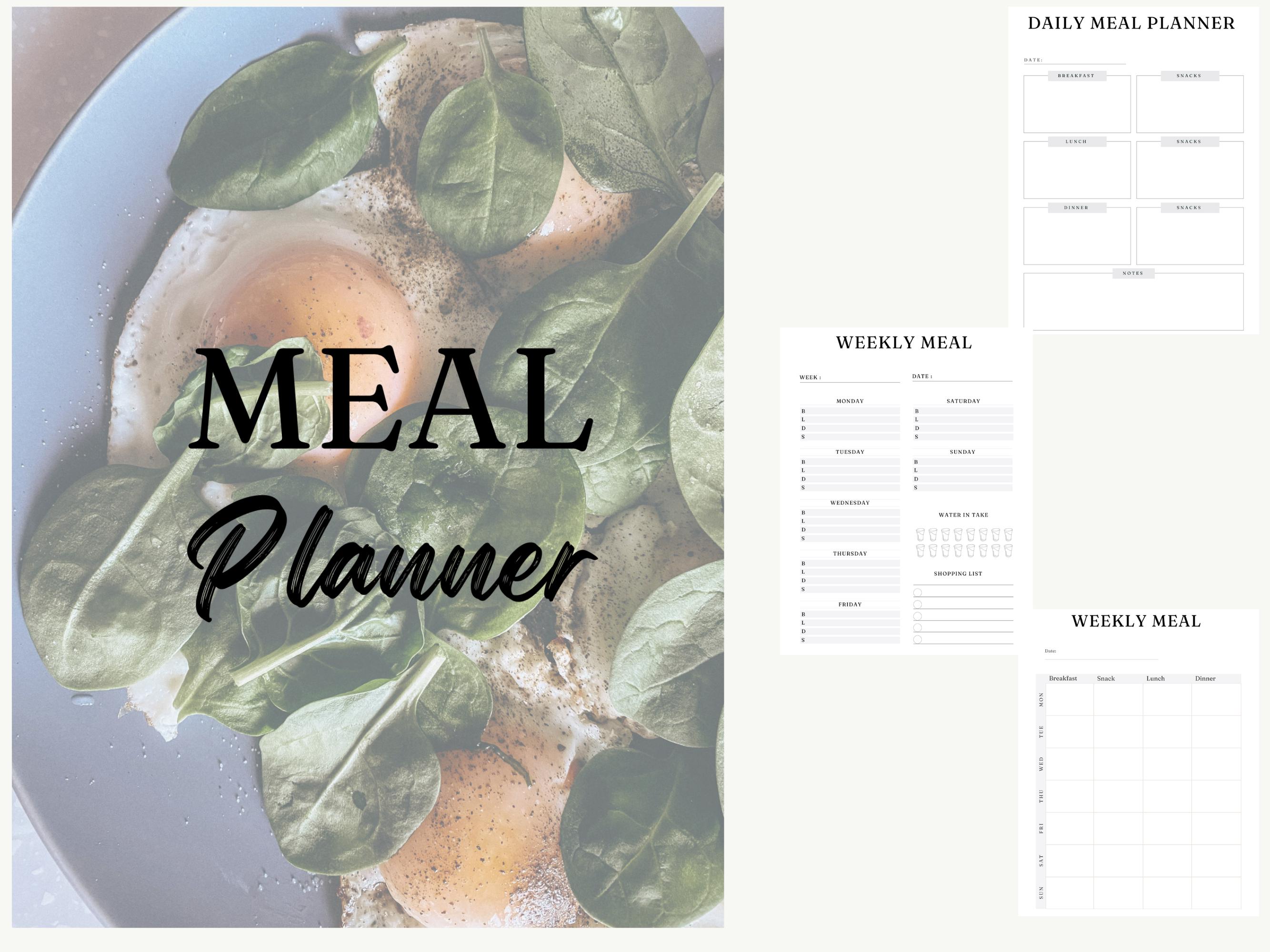 Ultimate Meal Planner Printable | Weekly, Monthly Meal Planning ...