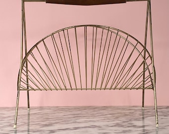 Mid Century Modern Magazine Holder Rack