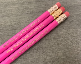 what would blair waldorf do 6 pencils in pink
