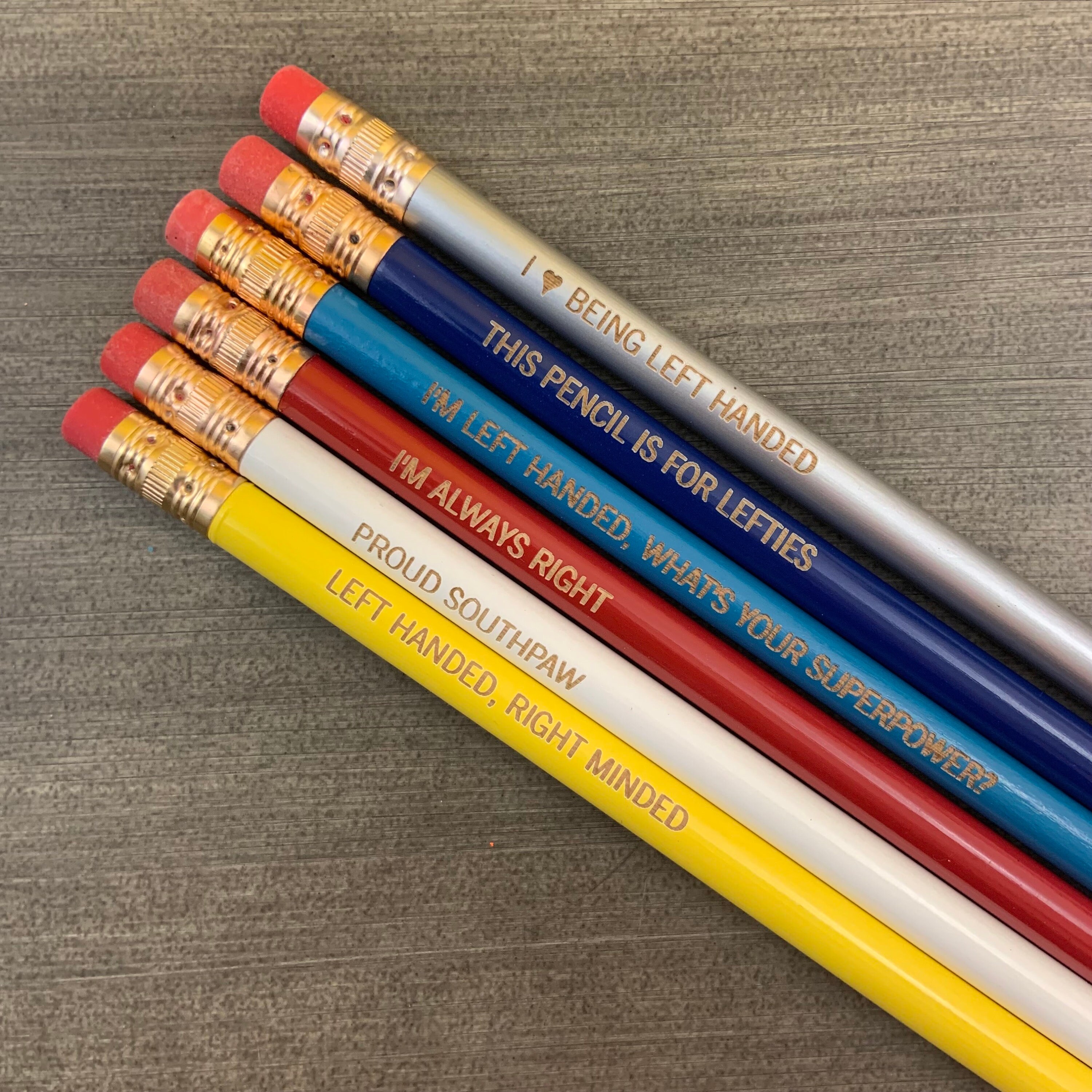 Left handed pencil discount