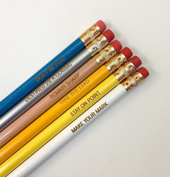 Good Pens for Writing Fun Career Pencil Set Personalized Pencil