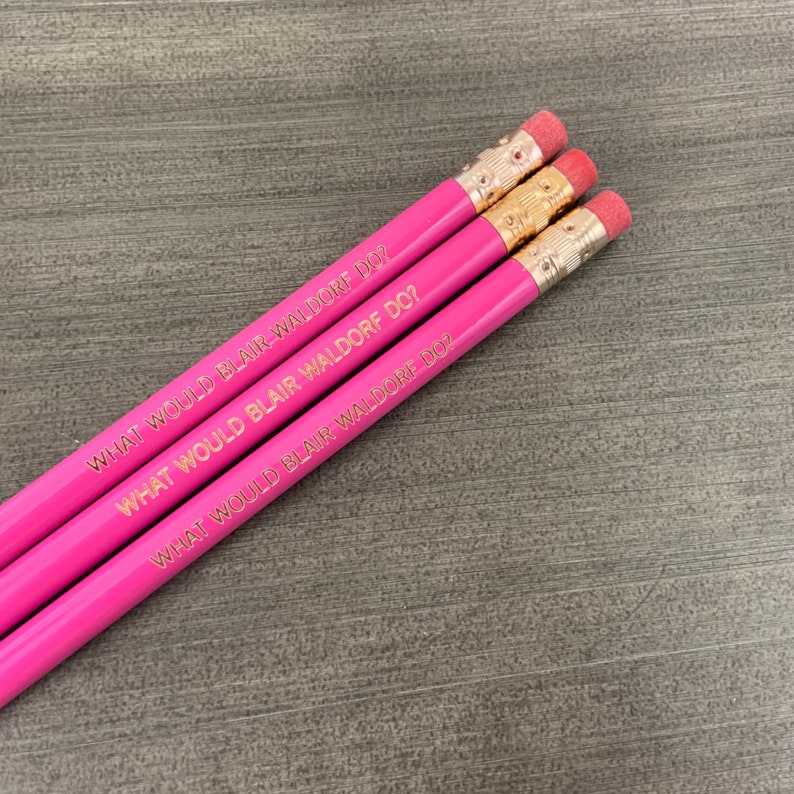 what would blair waldorf do 6 pencils in pink image 2