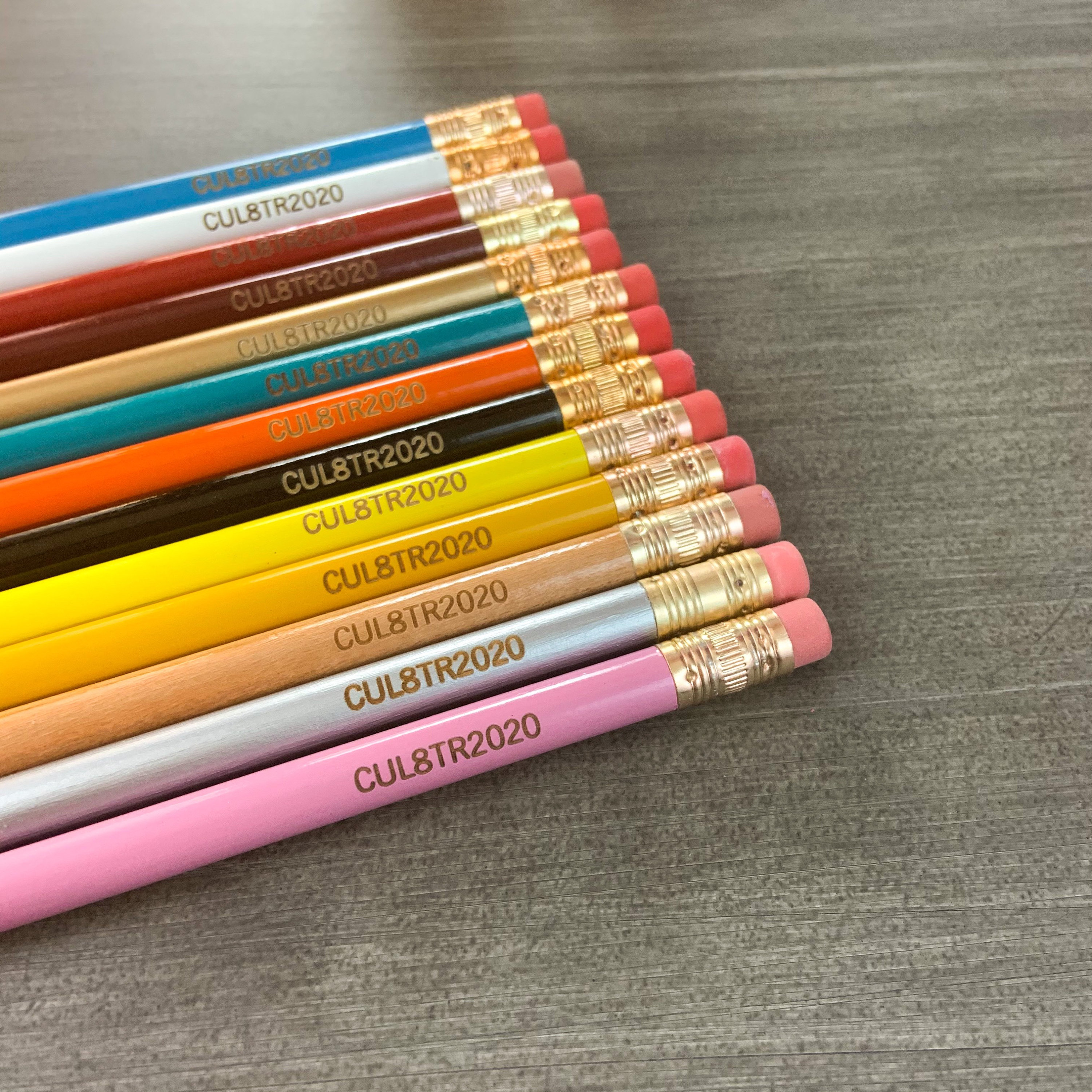 180 Custom personalized pencils bulk order. Perfect for Etsy