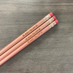 Accountant pencils Be audit you can be pencil set personalized pencils in natural wood. CPA gifts