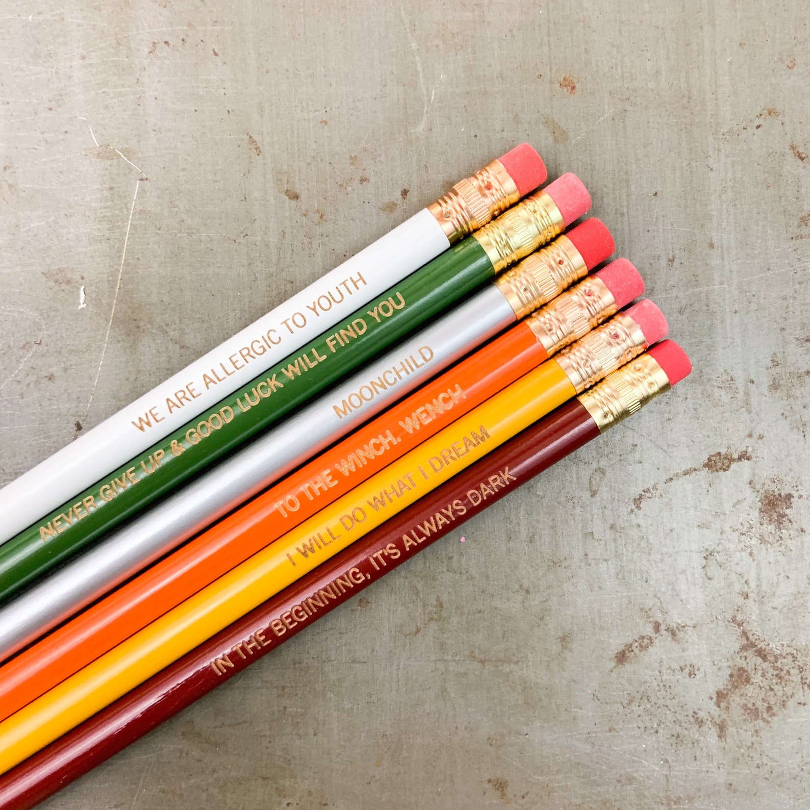 80s nostalgia pack. 3 packs of pencils to remind you of your Etsy