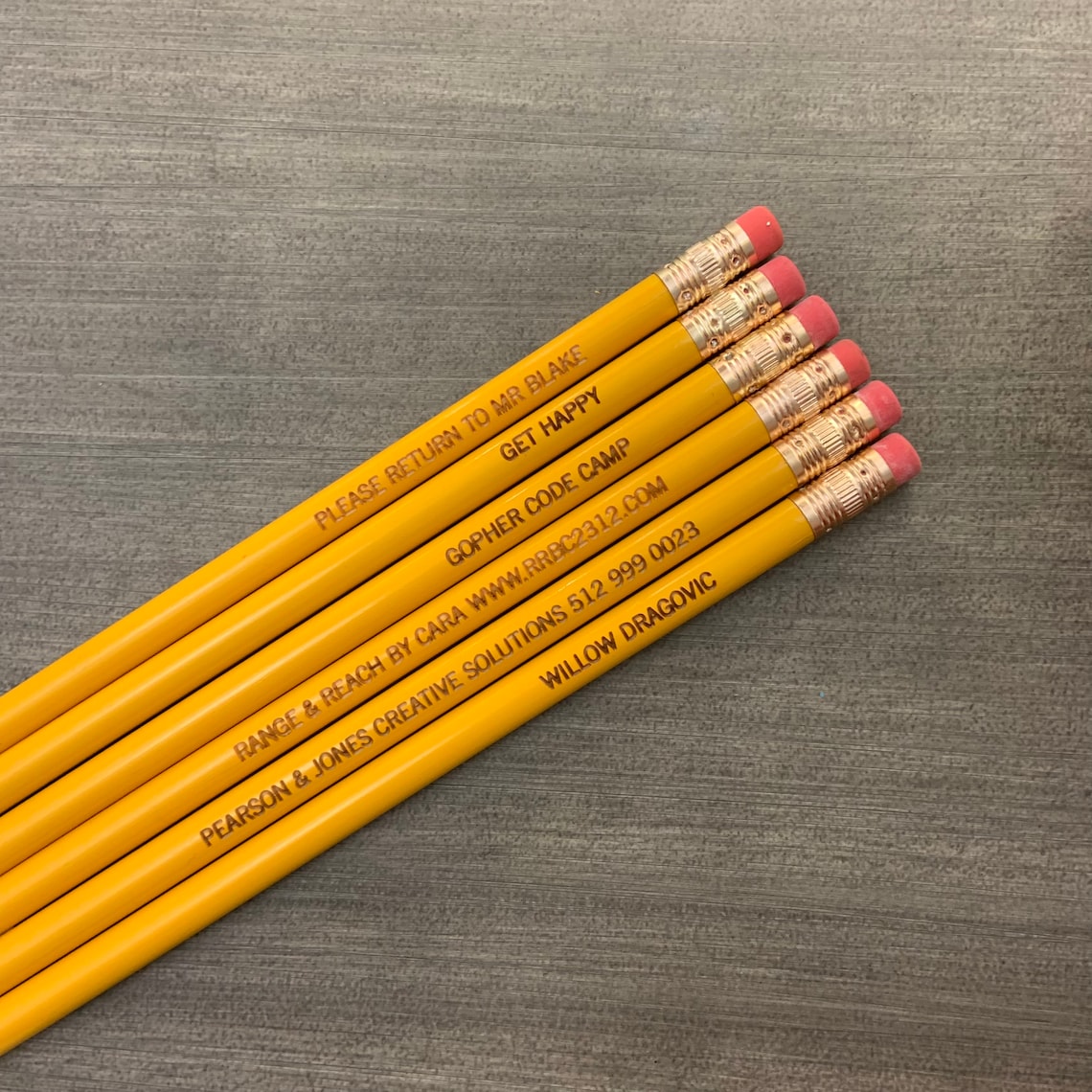 personalized pencils fast