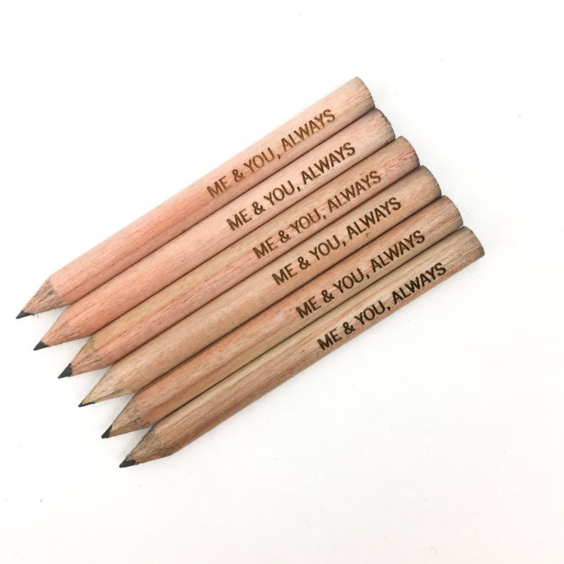 Personalized golf pencils set of 50. One quote. Custom golf Etsy
