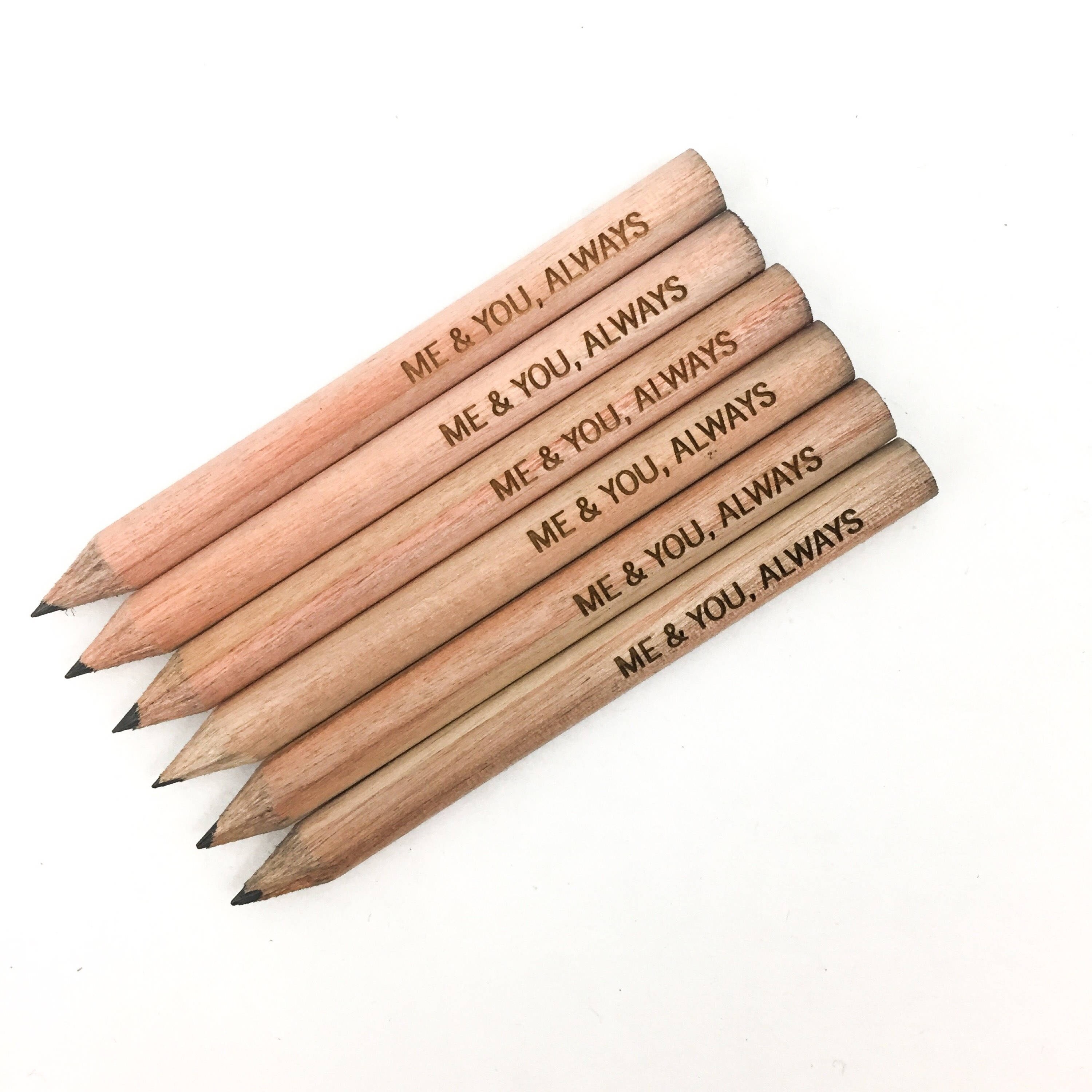 Personalized golf pencils set of 50. One quote. Custom golf Etsy