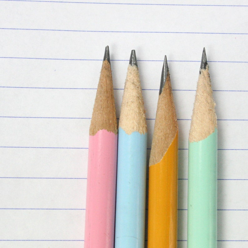 Custom pencil set of 12. personalized pencil set. teacher appreciation week gift. back to school. image 4