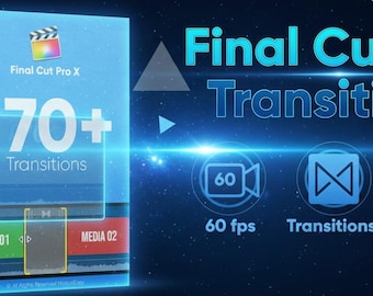 Final Cut Pro X Transition Bundle – 170+ Stylish Seamless Transitions | Drag & Drop | No Plugins