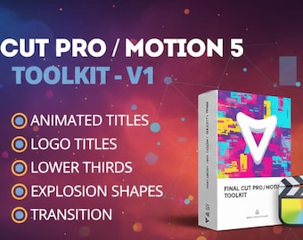 FCPX Titles & Graphics Mega Pack – 100+ Clean Animations (Digital Download)
