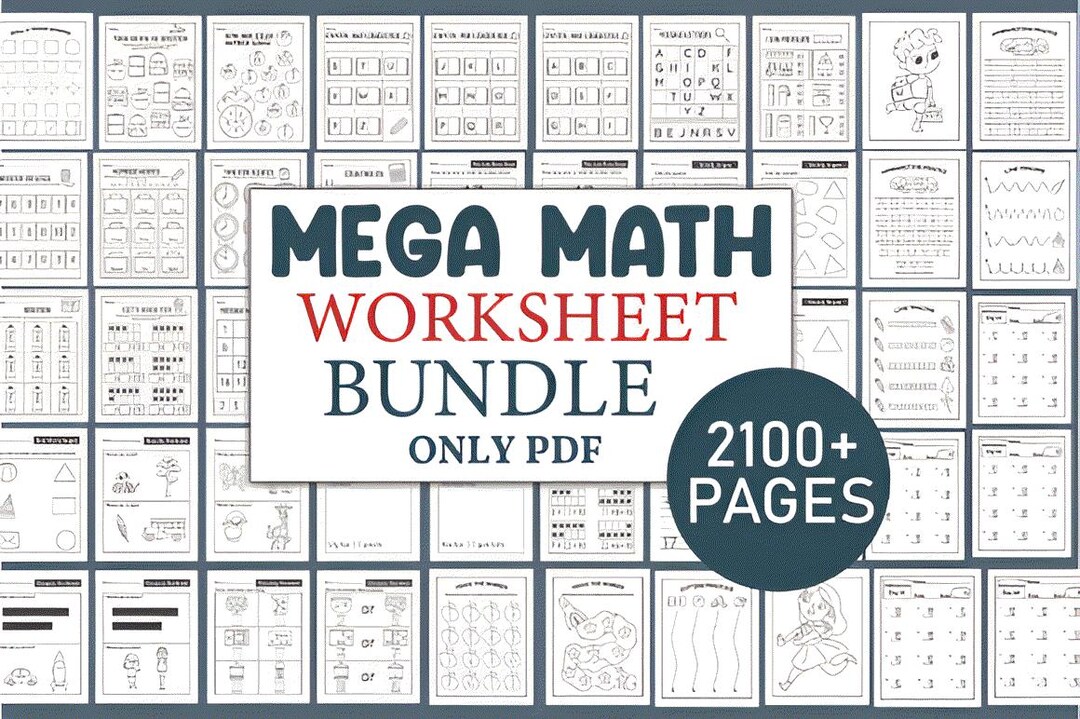 Help Kids With Math Printables Kids Math Worksheets Pack | Early Skills Worksheets | Homeschool ...