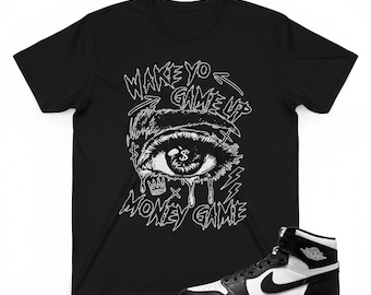 Maglietta Money Game Graffiti – Partita per AJ 1 Panda High