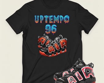Maglietta grafica Uptempo 96 Melting Drip – Sneakerhead Shirt