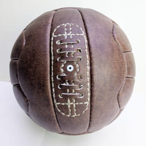 サッカーボール レザー ヴィンテージ サイズ5 | 1930年代風