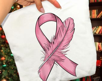Rosa Brustkrebs Band, Feder Bewusstseinsdesign, Frauen, PNG transparenten Hintergrund