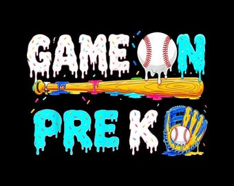 Spiel auf Pre K Baseball PNG, Schulhemd, Pre K Lehrer digitaler Download