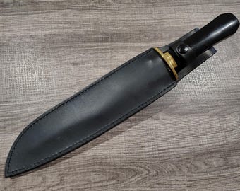 Sheath for CS Laredo Bowie - Full Grain Leather - KazTac Brand - Sheath Only