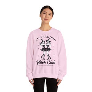 Sisterhood Witch Club Sweatshirt | Witchy Sisters Illustration
