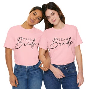 Team Bride Script Tee | Bachelorette Party Shirt
