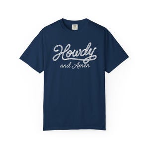 Christian Cowgirl Shirt Western Faith Graphic Tee Country Western Tshirt Casual Cotton Garment Dyed Comfort Color Rodeo Apparel Ranch Style image 18