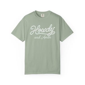 Christian Cowgirl Shirt Western Faith Graphic Tee Country Western Tshirt Casual Cotton Garment Dyed Comfort Color Rodeo Apparel Ranch Style Bay