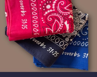 Pañuelo con escrituras de fe, accesorio para vaquera cristiana occidental, regalo de fe para chica yegua, cascos de aleluya