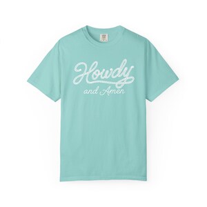 Christian Cowgirl Shirt Western Faith Graphic Tee Country Western Tshirt Casual Cotton Garment Dyed Comfort Color Rodeo Apparel Ranch Style image 17