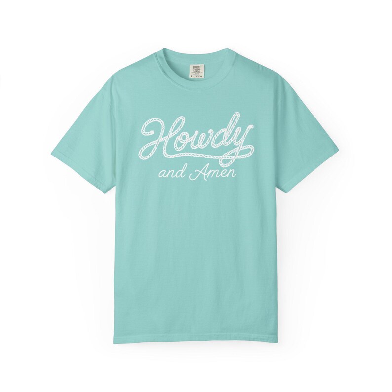 Christian Cowgirl Shirt Western Faith Graphic Tee Country Western Tshirt Casual Cotton Garment Dyed Comfort Color Rodeo Apparel Ranch Style image 17