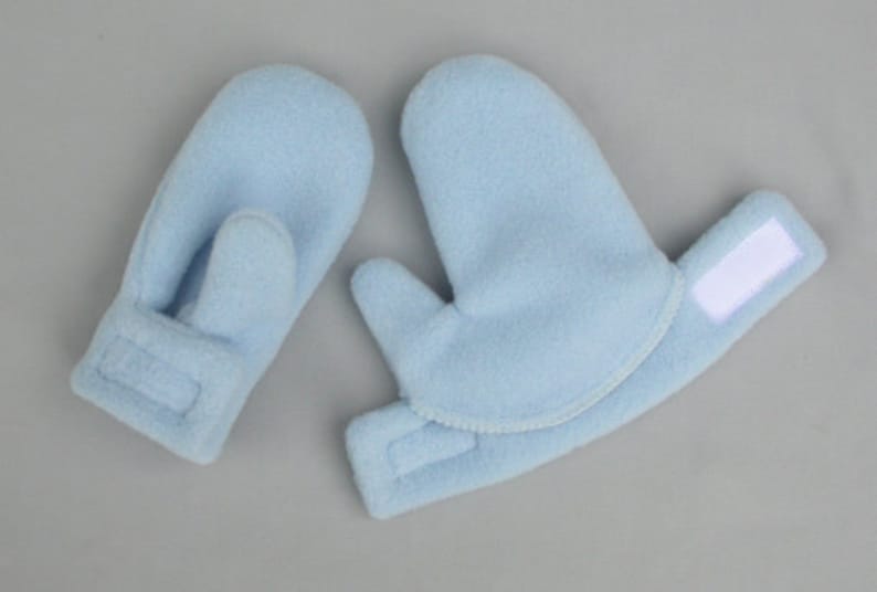 MITTENS by Baby Polar Gear STAY ON Warm Polartec 200 wrap Etsy